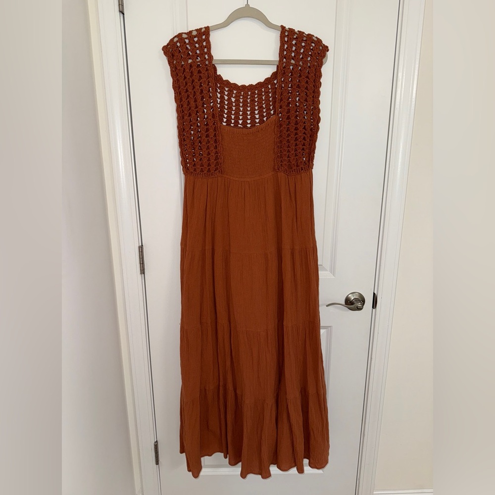 ASOS Rust Maxi Dress - Picture 4 of 9
